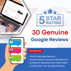 30 Google Reviews